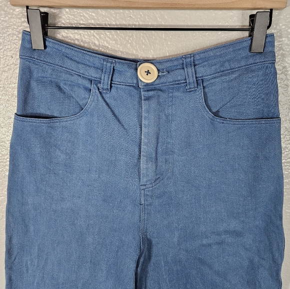 Whimsy + Row Flora Wide Cropped Leg Pant Size M - Picture 4 of 15